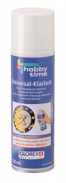 Universal Klarlack, farblos seidenmatt, 300ml-Sprühdose