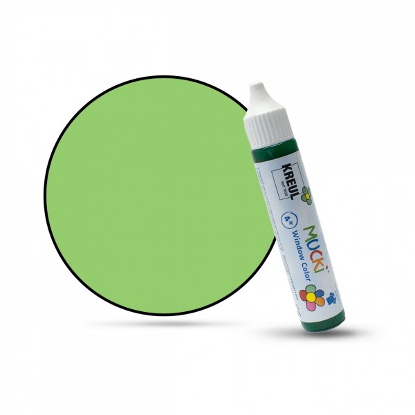 Mucki Window Color Pen, Fenstermalfarbe, 29 ml, hellgrün