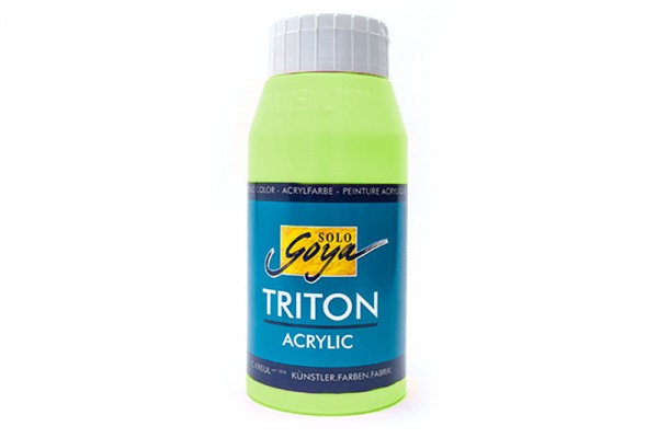 SOLO GOYA TRITON ACRYLIC BASIC, 750 ml, Fluoresziernd Gelb