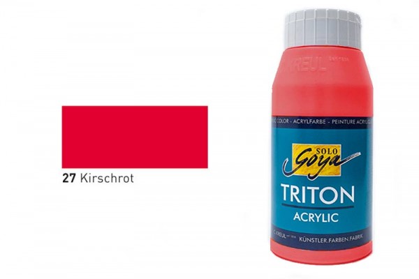 SOLO GOYA TRITON ACRYLIC BASIC, 750 ml, Kirschrot