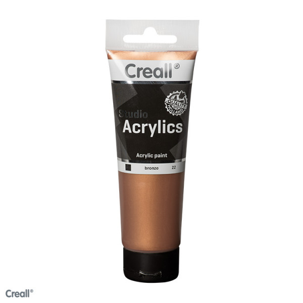 Creall-studio Acrylfarbe, 120 ml, Bronze