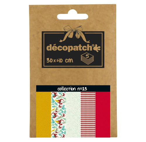 Decopatch Pocket Papier, 5er Sortiment, Collection No 23