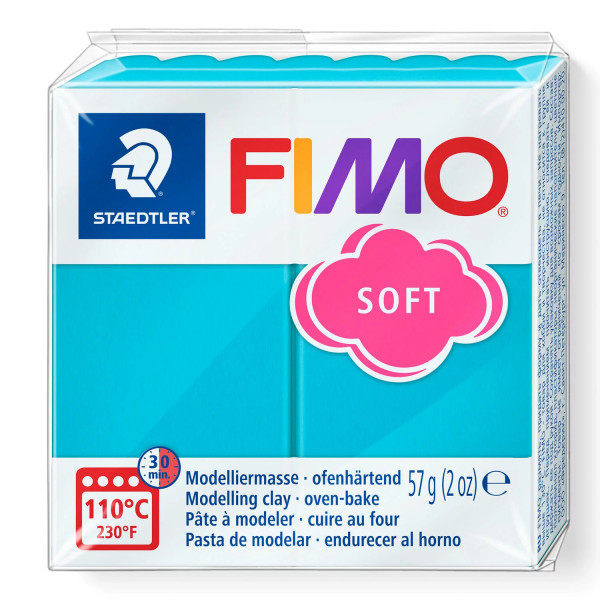 FIMO soft, Modelliermasse, 57 g, Pfefferminz