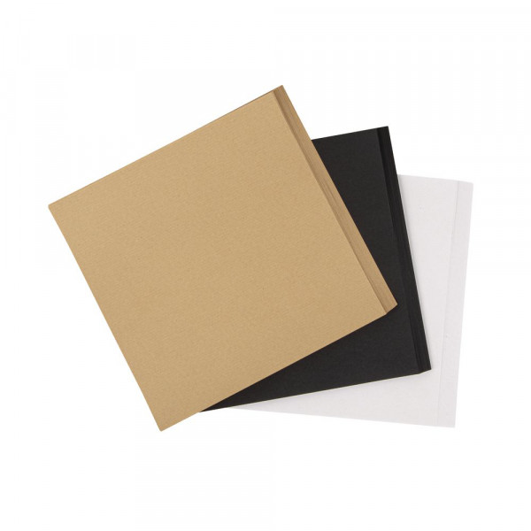 Origami-Faltblätter 20x20cm, 80-100 g/m2, 100Blatt, Sort.