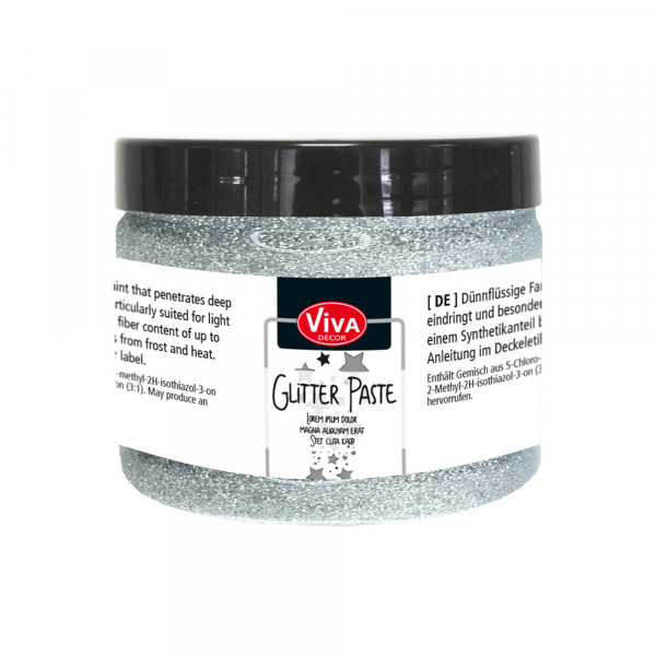 Viva Decor Glitter-Paste, 150 ml, Silber