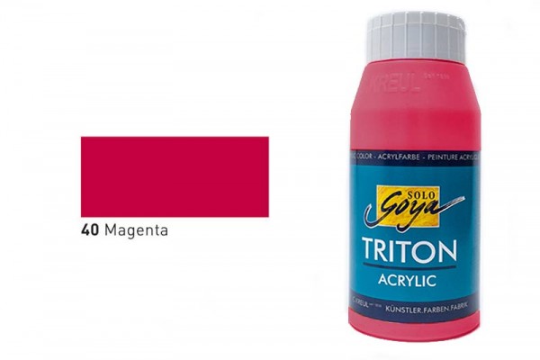 SOLO GOYA TRITON ACRYLIC BASIC, 750 ml, Magenta