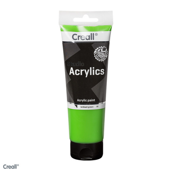 Creall-studio Acrylfarbe, 250 ml, Brillantgrün