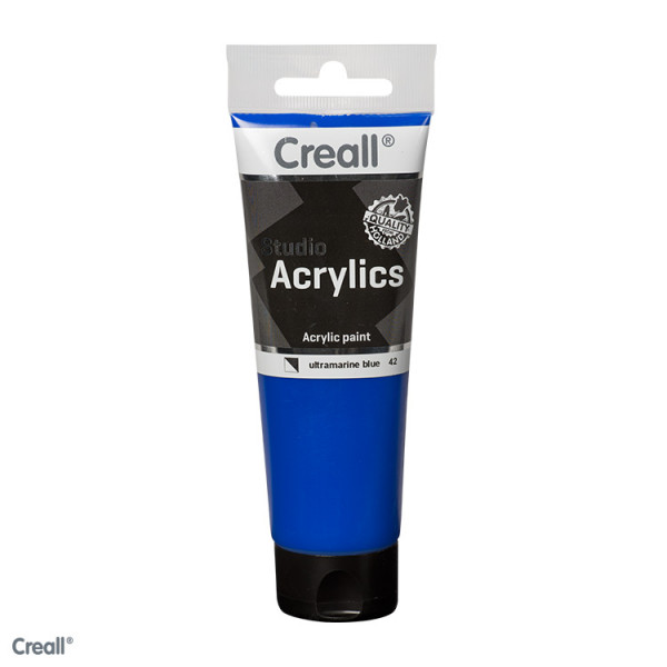 Creall-studio Acrylfarbe, 250 ml, Ultramarinblau