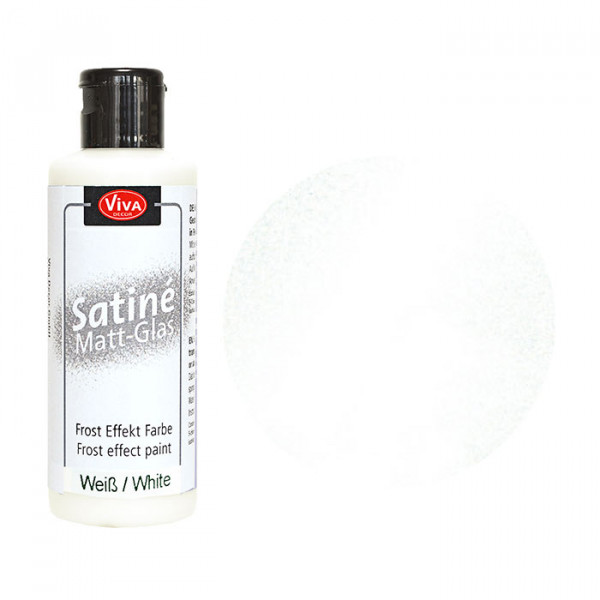 Viva Decor Satine Matt-Glas, 82 ml, Weiß