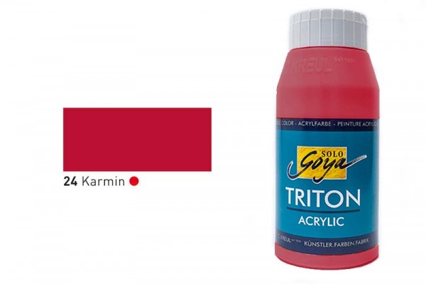 SOLO GOYA TRITON ACRYLIC BASIC, 750 ml, Karmin