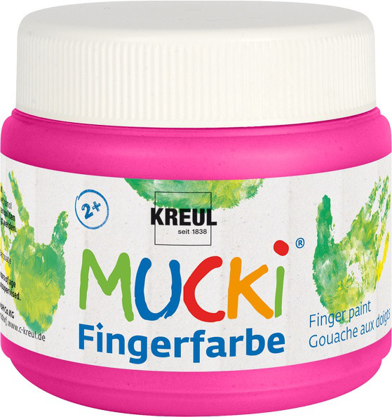 MUCKI Fingerfarbe, 150 ml, pink