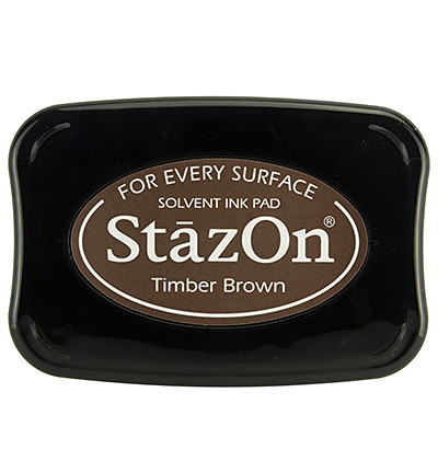 Stempelkissen StazOn, 6 x 9,5 cm, Timber Brown (Braun)