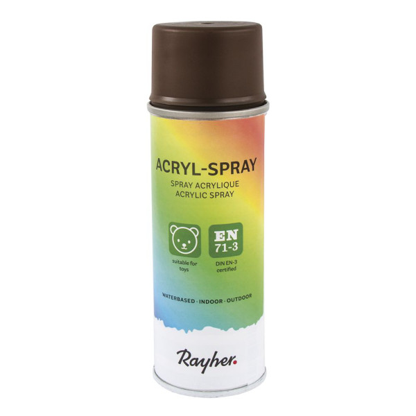 Acryl-Spray 200 ml - dunkelbraun