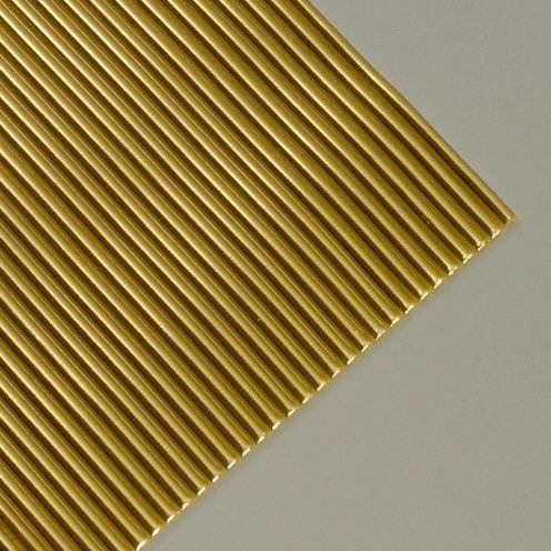 Wachsrundstreifen, 3mm, 20cm, 7 Stk., gold