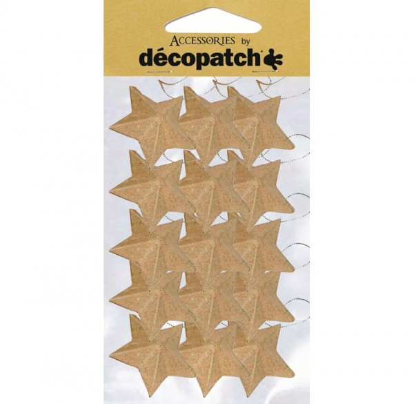 decopatch Sterne, 15 Stück - 4,5cm