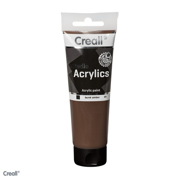 Creall-studio Acrylfarbe, 120 ml, Umbra gebrannt