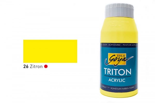 SOLO GOYA TRITON ACRYLIC BASIC, 750 ml, Zitron