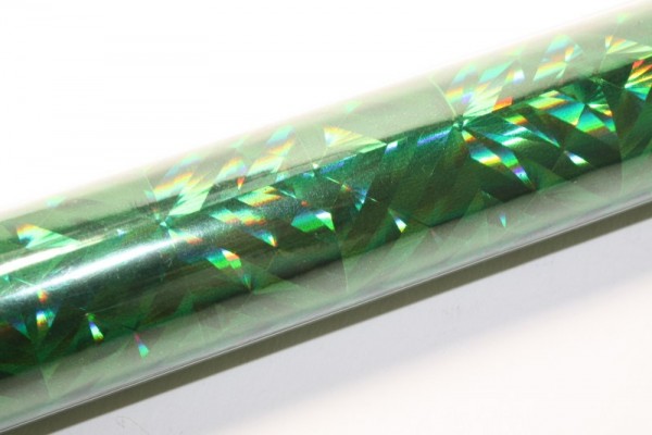Hologrammfolie, selbstklebend, 0,4 x 1m, Magic grün