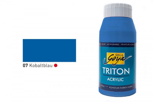 SOLO GOYA TRITON ACRYLIC BASIC, 750 ml, Kobaltblau
