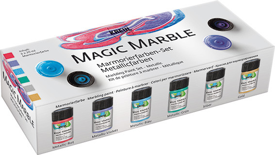 Magic Marble-Set Metallic, 6 x 20 ml