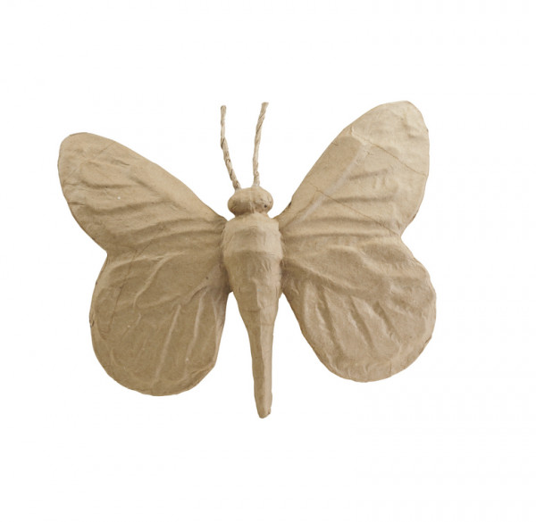 dècopatch Schmetterling aus Pappmachè, 22x25x4 cm