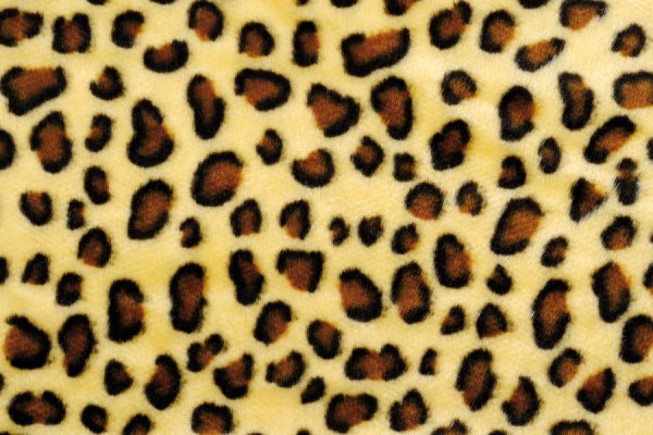 Plüsch, Tierfellimitat, 50 x 70 cm, 8 mm, Leopard