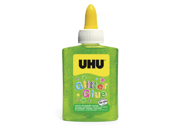 UHU Glitter Glue, grün, 90g