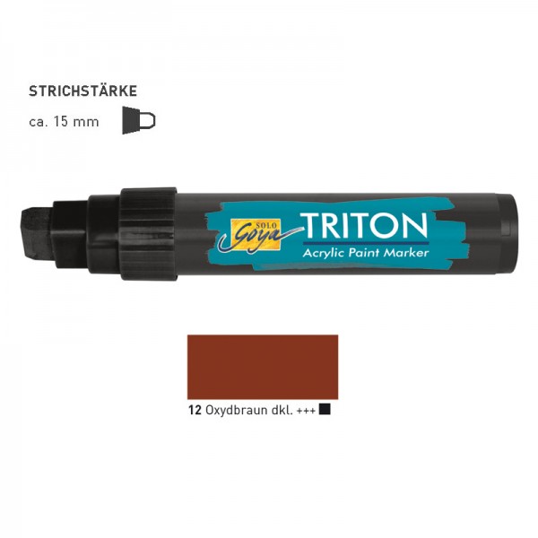 SOLO GOYA TRITON Acrylic Paint Marker 15.0 - Oxydbraun dkl.