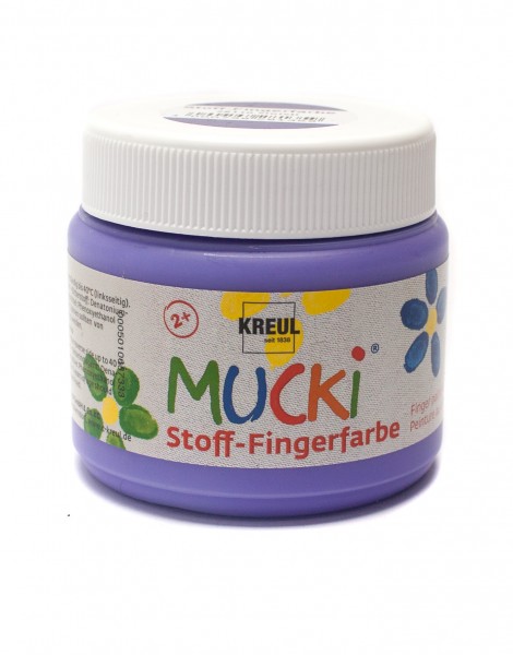 MUCKI Stoff-Fingerfarbe, 150 ml, violett