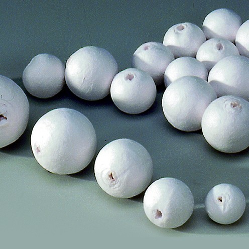 Wattekugeln, 10 mm Ø weiß, 100 Stück