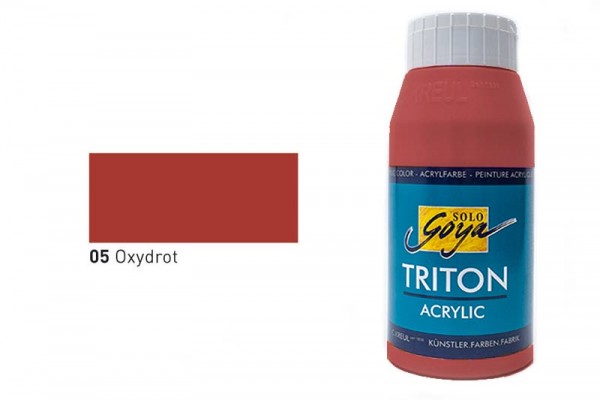 SOLO GOYA TRITON ACRYLIC BASIC, 750 ml, Oxydrot