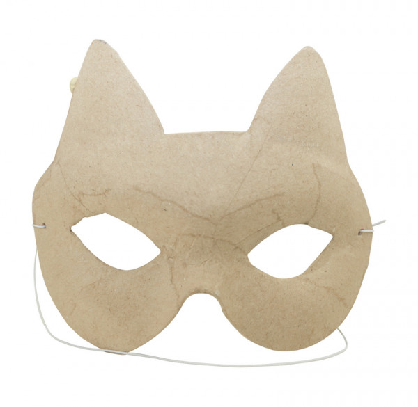 decopatch Kindermaske Katze, aus Pappmaché, 4,5x13x11 cm