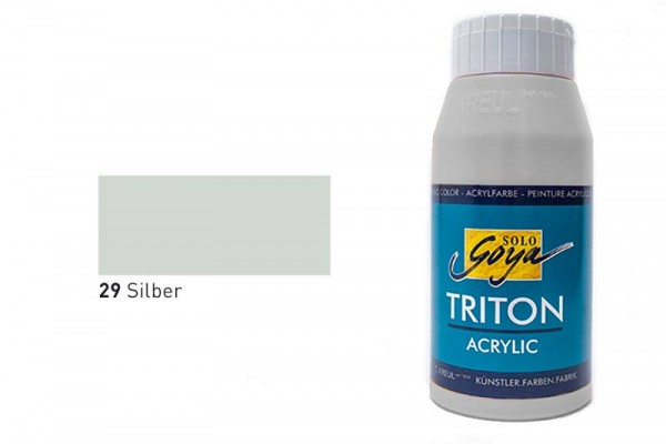 SOLO GOYA TRITON ACRYLIC BASIC, 750 ml, Silber
