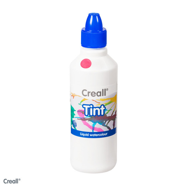 Creall-tint, Wassermaltinte / Aquarellfarbe, 500 ml, dunkelrot