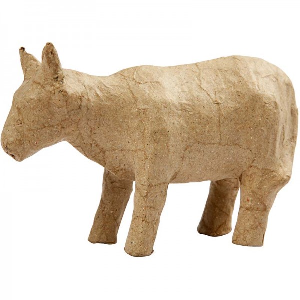 Kuh, aus Pappmachè, 13 x 4 x 8 cm