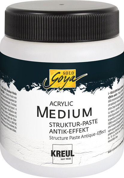 SOLO GOYA Acrylic Medium Struktur-Paste Antik-Effekt, 250 ml