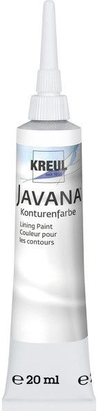 KREUL Javana Konturenfarbe, 20 ml, weiß