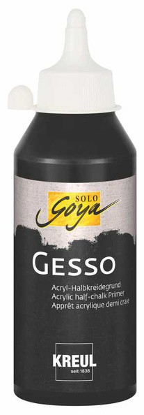 Solo Goya Gesso Schwarz, 250 ml