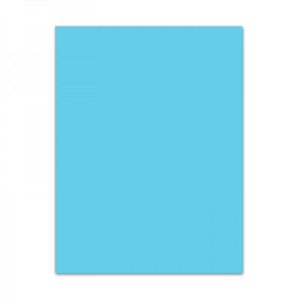 Bastelkarton, 10er Pack, 220 g/m², 50x70 cm, himmelblau