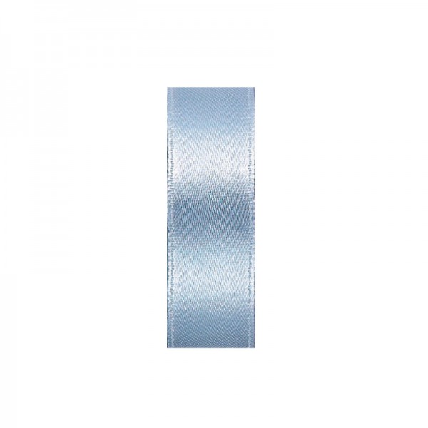 Satinband, doppelseitig, Länge 10 m, Breite 3 mm, altblau