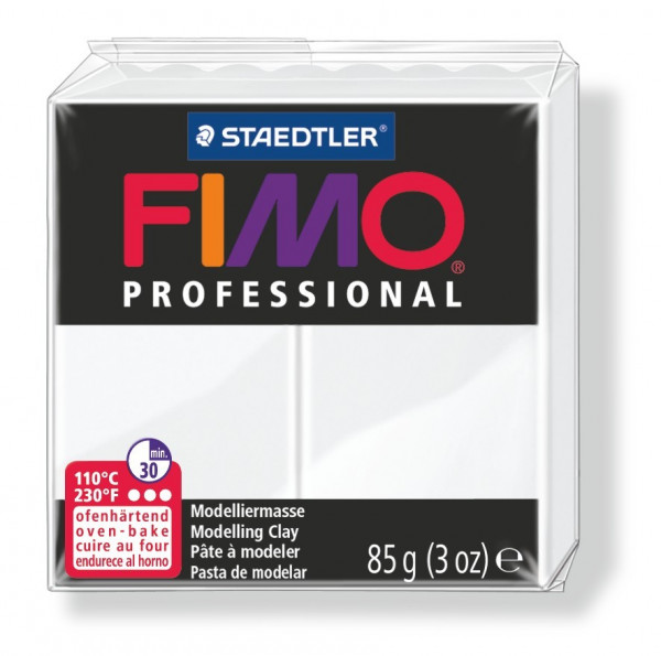 FIMO professional, Modelliermasse, 85 g, weiß