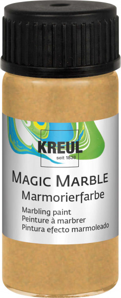 Kreul Magic Marbel Marmorierfarbe, 20 ml, Gold