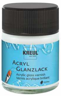 Acryl-Glanzlack auf Wasserbasis, 50ml