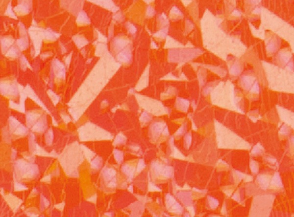Verzierwachsplatte, flitter, 200x100x0,5mm, orange