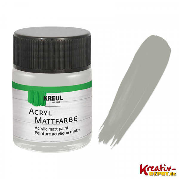 Kreul Line Acryl-Mattfarbe, 50 ml, Silber
