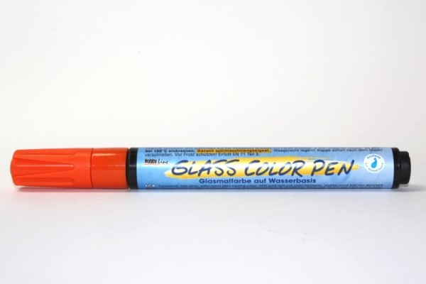 Hobby Line GLASS COLOR Pen, Orange