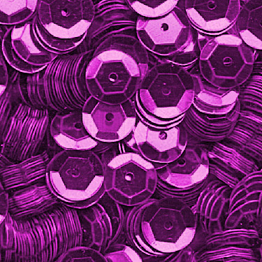 Pailletten, rund, gewölbt, 6 mm, 15g, ca.1400 St, purple-metallic