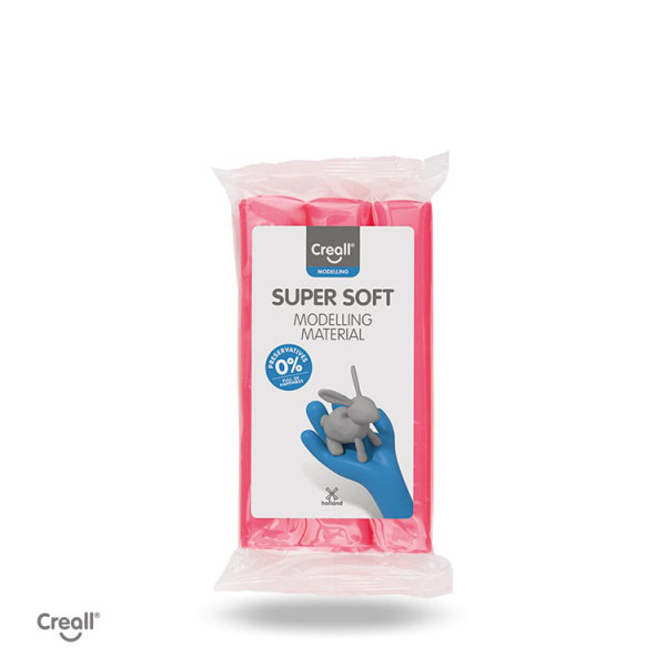 Creall® Super Soft Modellierknete, 500g, rosa
