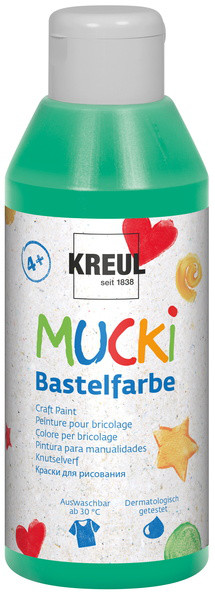 Mucki Bastelfarbe, 250 ml, Grün