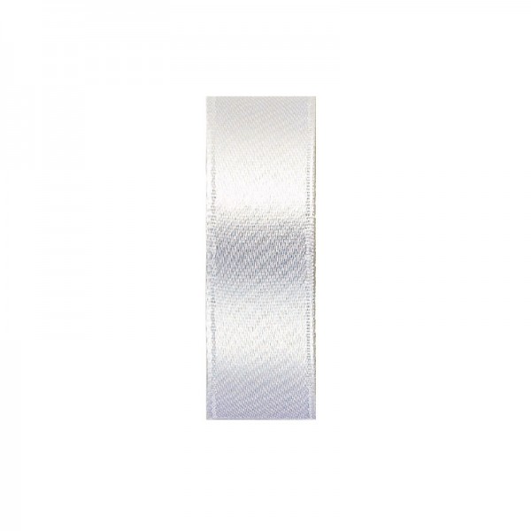 Satinband, doppelseitig, Länge 10 m, Breite 3 mm, weiß